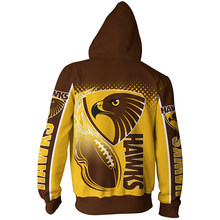 Load image into Gallery viewer, Hawthorn Football Club AFL Zip Hoodie Jacket
