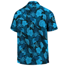 Load image into Gallery viewer, Port Adelaide Football Club AFL Australian Football League Tommy Bahama Big &amp; Tall Fuego Floral Button-Up Shirt – Hawaiian Shirt Sport