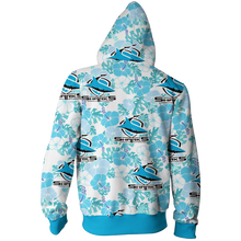 Load image into Gallery viewer, Cronulla Sharks NRL Zip Hoodie Jacket