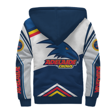Load image into Gallery viewer, Adelaide Football Club AFL Australian Football League Zip Hoodie Fleece Jacket