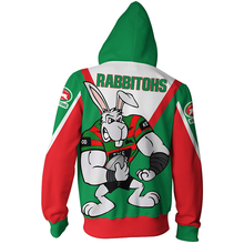 Load image into Gallery viewer, South Sydney Rabbitohs NRL Zip Hoodie Jacket