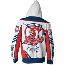 Load image into Gallery viewer, Sydney Roosters NRL Zip Hoodie Jacket