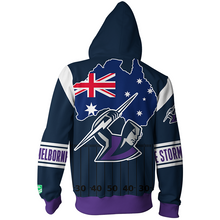 Load image into Gallery viewer, Melbourne Storm NRL Zip Hoodie Jacket