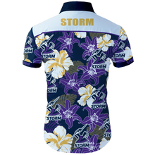 Load image into Gallery viewer, Melbourne Storm NRL Hawaiian Shirt
