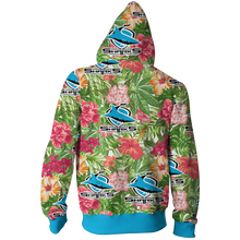 Load image into Gallery viewer, Cronulla Sharks NRL Zip Hoodie Jacket