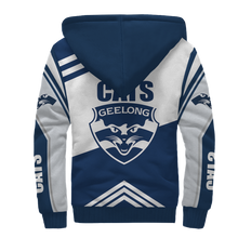 Load image into Gallery viewer, Geelong Football Club AFL Australian Football League Zip Hoodie Fleece Jacket
