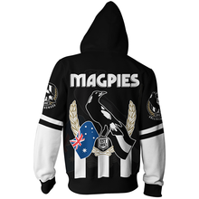 Load image into Gallery viewer, Collingwood Football Club AFL Zip Hoodie Jacket