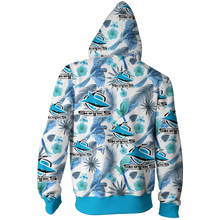 Load image into Gallery viewer, Cronulla Sharks NRL Zip Hoodie Jacket
