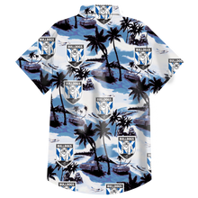 Load image into Gallery viewer, Canterbury-Bankstown Bulldogs NRL National Rugby League Balenciaga Norm Fit Hawaiian Shirt