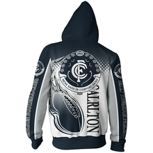 Load image into Gallery viewer, Carlton Football Club AFL Zip Hoodie Jacket