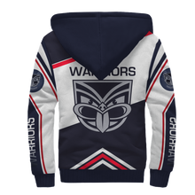 Load image into Gallery viewer, New Zealand Warriors NRL National Rugby League Zip Hoodie Fleece Jacket