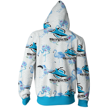 Load image into Gallery viewer, Cronulla Sharks NRL Zip Hoodie Jacket
