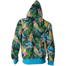 Load image into Gallery viewer, Cronulla Sharks NRL Zip Hoodie Jacket