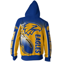Load image into Gallery viewer, West Coast Eagles AFL Zip Hoodie Jacket