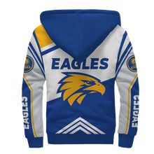 Load image into Gallery viewer, West Coast Eagles AFL Australian Football League Zip Hoodie Fleece Jacket