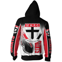 Load image into Gallery viewer, St Kilda Football Club AFL Zip Hoodie Jacket