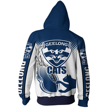 Load image into Gallery viewer, Geelong Football Club AFL Zip Hoodie Jacket