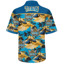 Load image into Gallery viewer, Gold Coast Titans Tommy Bahama Team Logo Emfielder Polo Shirt - Hawaiian Shirt