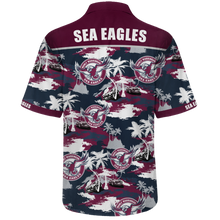 Load image into Gallery viewer, Manly Warringah Sea Eagles NRL National Rugby League Balenciaga Norm Fit Hawaiian Shirt