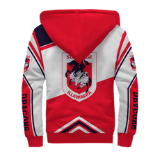 Load image into Gallery viewer, St. George Illawarra Dragons NRL National Rugby League Zip Hoodie Fleece Jacket