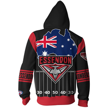 Load image into Gallery viewer, Essendon Football Club AFL Zip Hoodie Jacket