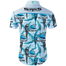 Load image into Gallery viewer, Cronulla-Sutherland Sharks NRL National Rugby League Trendy Sport Hawaiian Shirt