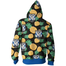 Load image into Gallery viewer, Bulldogs RLFC NRL Zip Hoodie Jacket